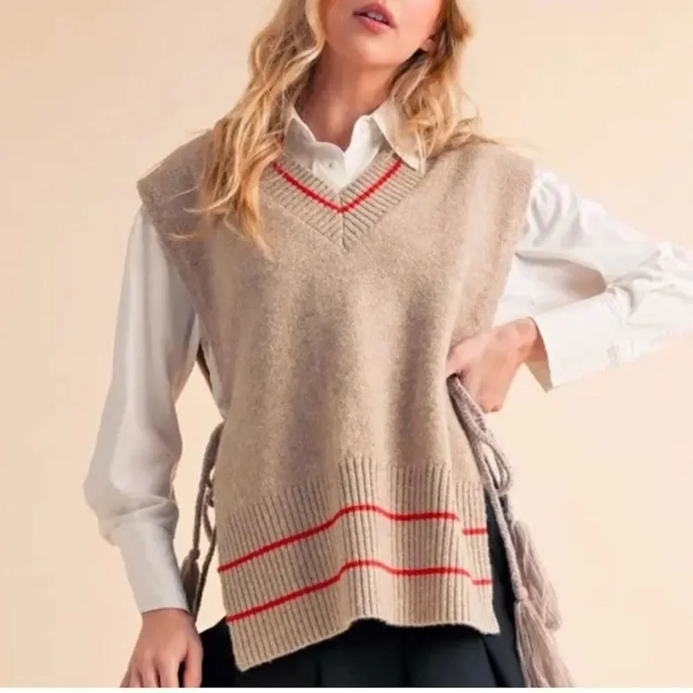 Free People All Star Stripe Poncho
